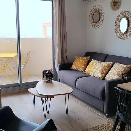 Deux-pieces Renove Mediterranee, Climatisation, Parking, Proche - Fr-1-750-78 דירה *